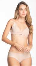 Set: Top Estilo Bra Sin Costuras + Panty Estilo Hipster Sin Costuras