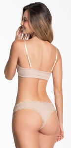 Ribbed Set Top + Panty En Rib