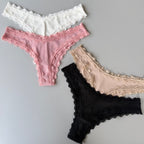Set X 4 Panties Estilo Hipster en Rib