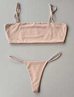 Set: Top Multiusos Sin Costuras + Panty Sin Costuras Estilo Brasilera