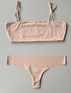 Set: Top Multiusos Sin Costuras + Comfy Panty Estilo Tanga Sin Costuras