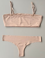 Set: Top Multiusos Sin Costuras + Comfy Panty Estilo Tanga Sin Costuras