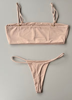 Set: Top Multiusos Sin Costuras + Panty Sin Costuras Estilo Brasilera