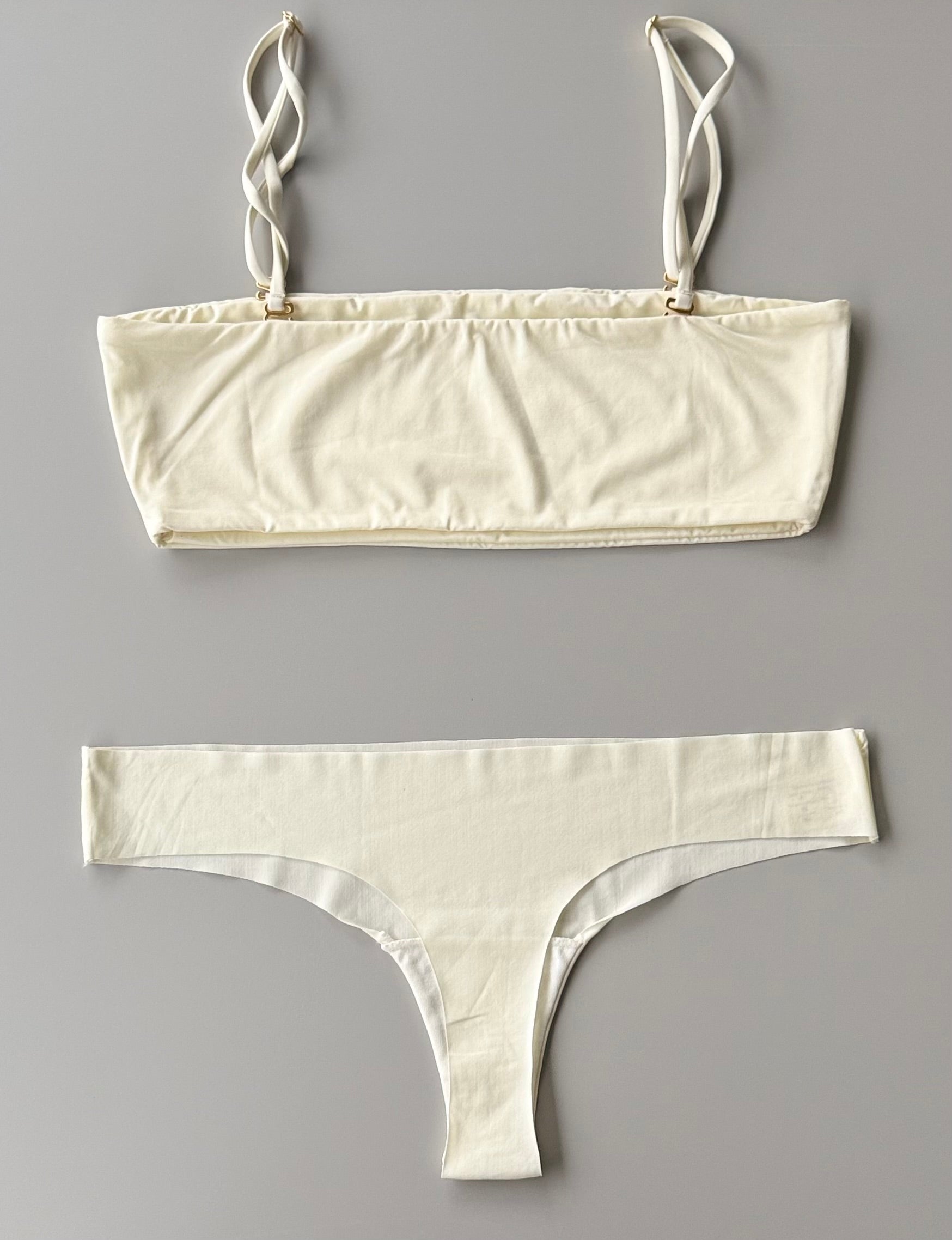 Set: Top Multiusos Sin Costuras + Comfy Panty Estilo Tanga Sin Costuras