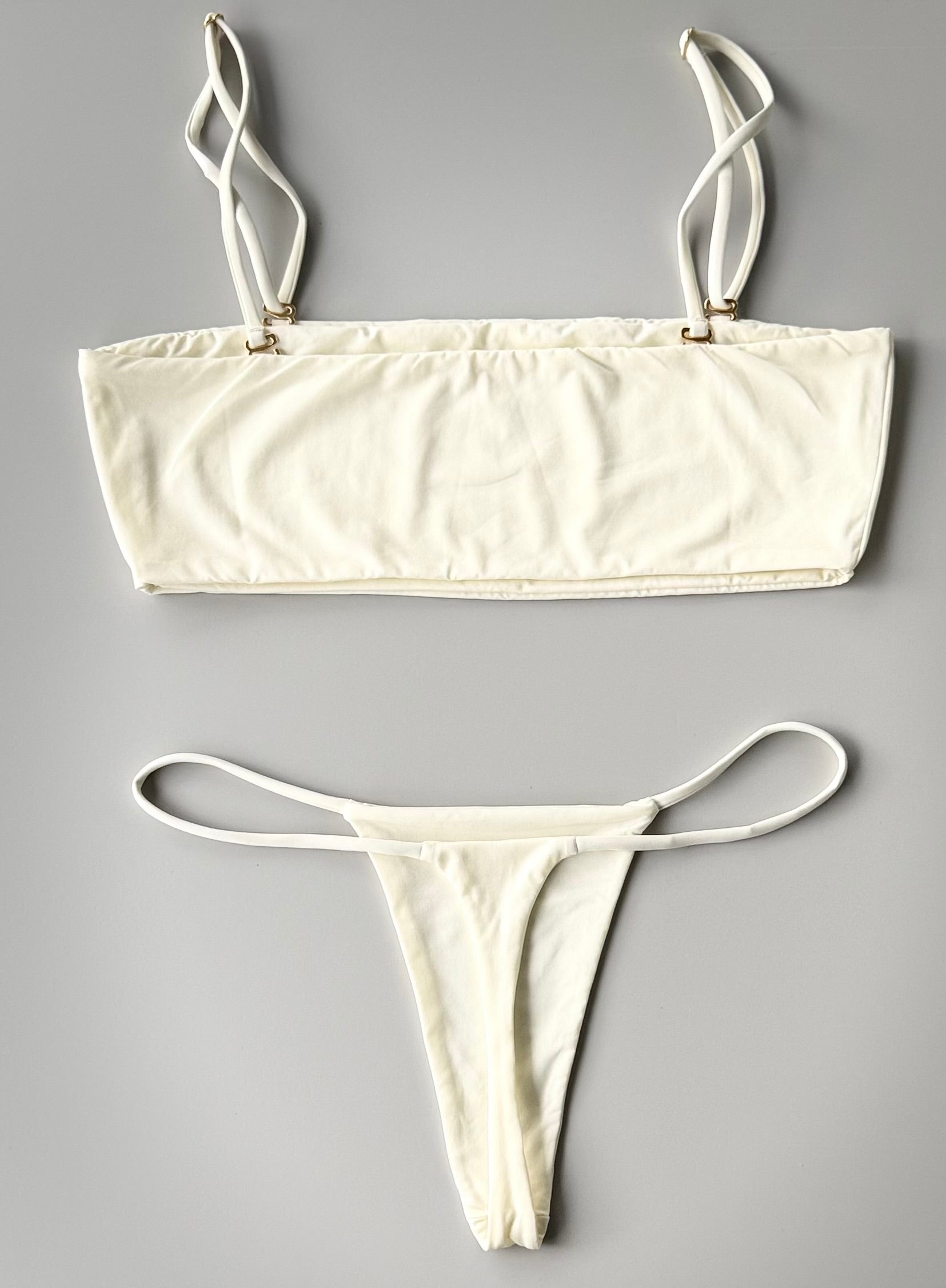 Set: Top Multiusos Sin Costuras + Panty Sin Costuras Estilo Brasilera