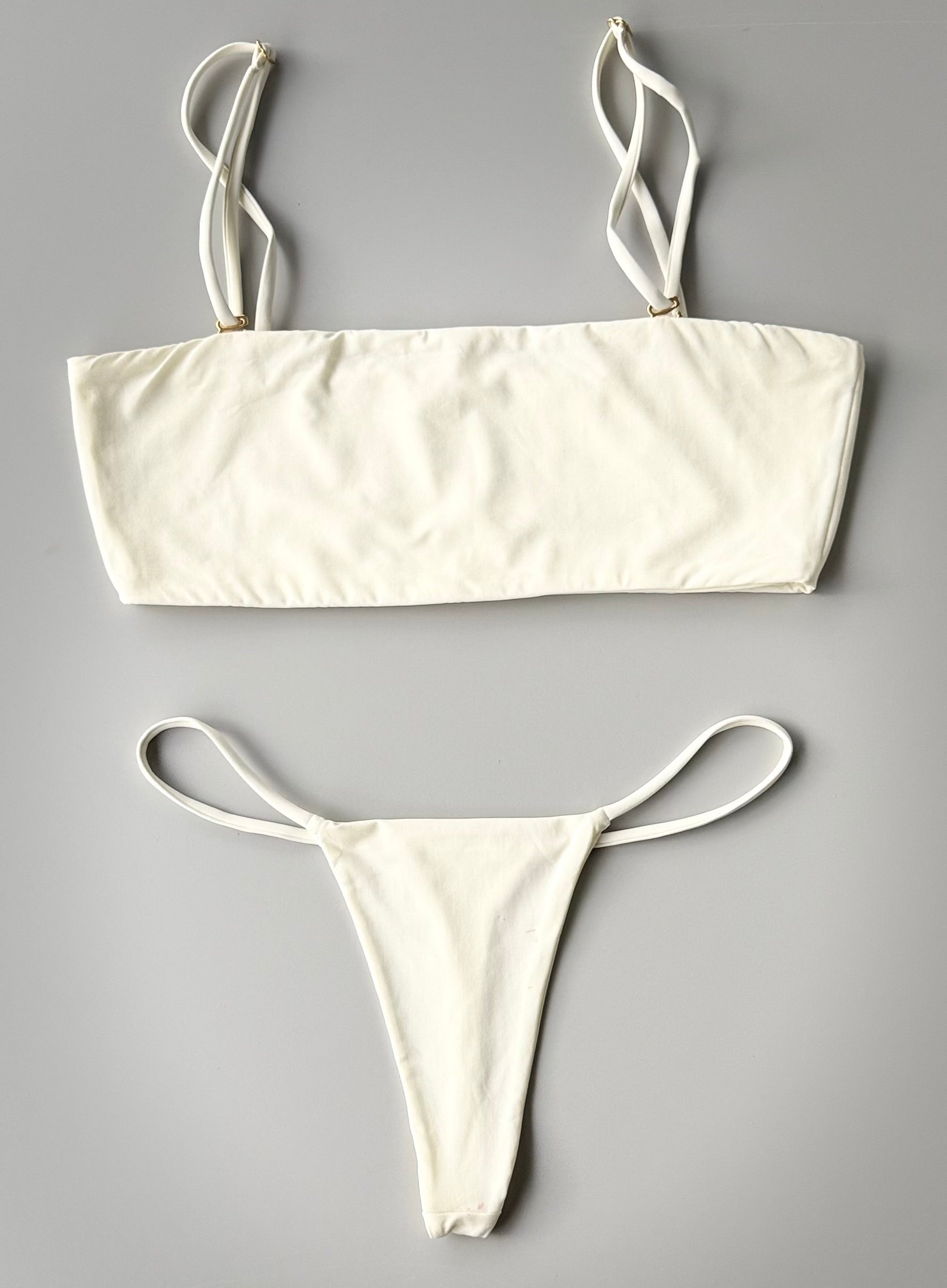 Set: Top Multiusos Sin Costuras + Panty Sin Costuras Estilo Brasilera