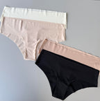 Set X 4 Panties Estilo Hipster Sin Costuras