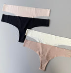 Set X 4 Comfy Panties Sin Costuras Estilo Tanga