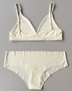 Set: Top Estilo Bra Sin Costuras + Panty Estilo Hipster Sin Costuras