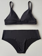 Set: Top Estilo Bra Sin Costuras + Panty Estilo Hipster Sin Costuras