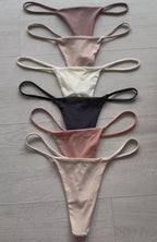 Set X 6 Panties Sin Costuras Estilo Brasilera