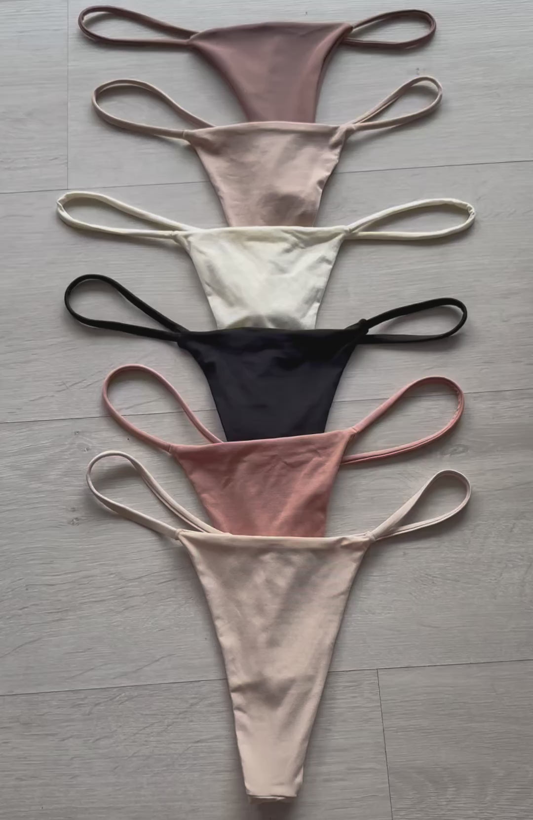Set X 6 Panties Sin Costuras Estilo Brasilera
