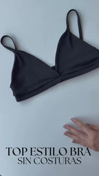 Top Estilo Bra Sin Costuras